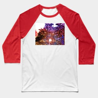 Colorful Sunset Baseball T-Shirt